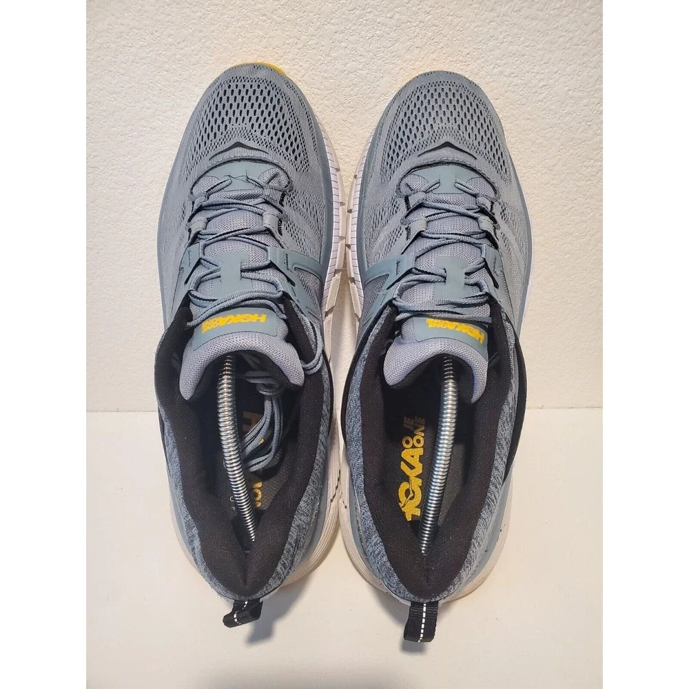 Hoka One One Gaviota 2 Sneakers Mens 14 Blue Gray Comfort Athletic Running Shoes